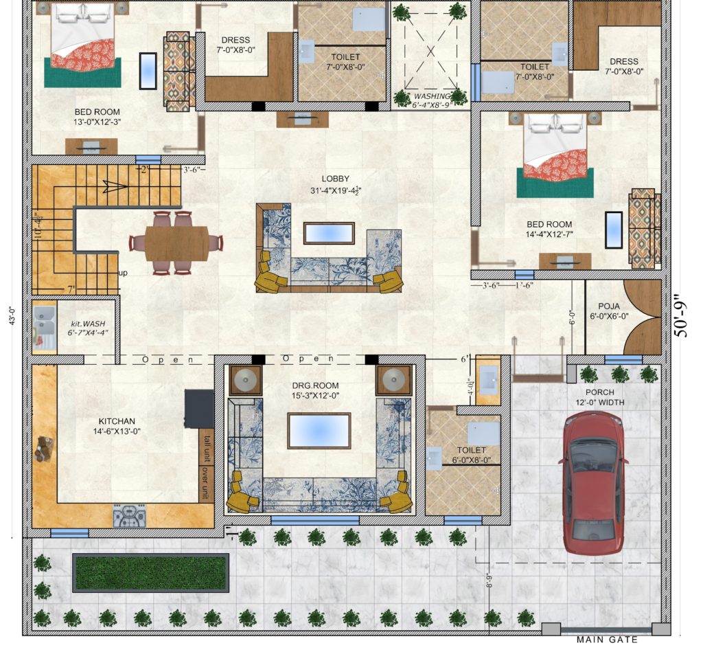 ND103 East Floor Plan